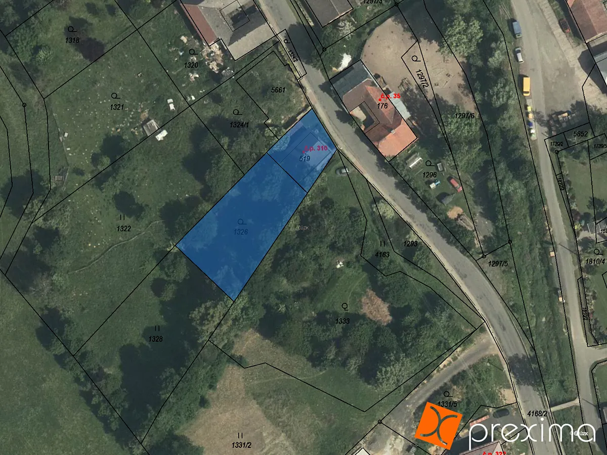 Prodej podílu 1/15 rodinného domu 199 m², pozemek 1062 m²
